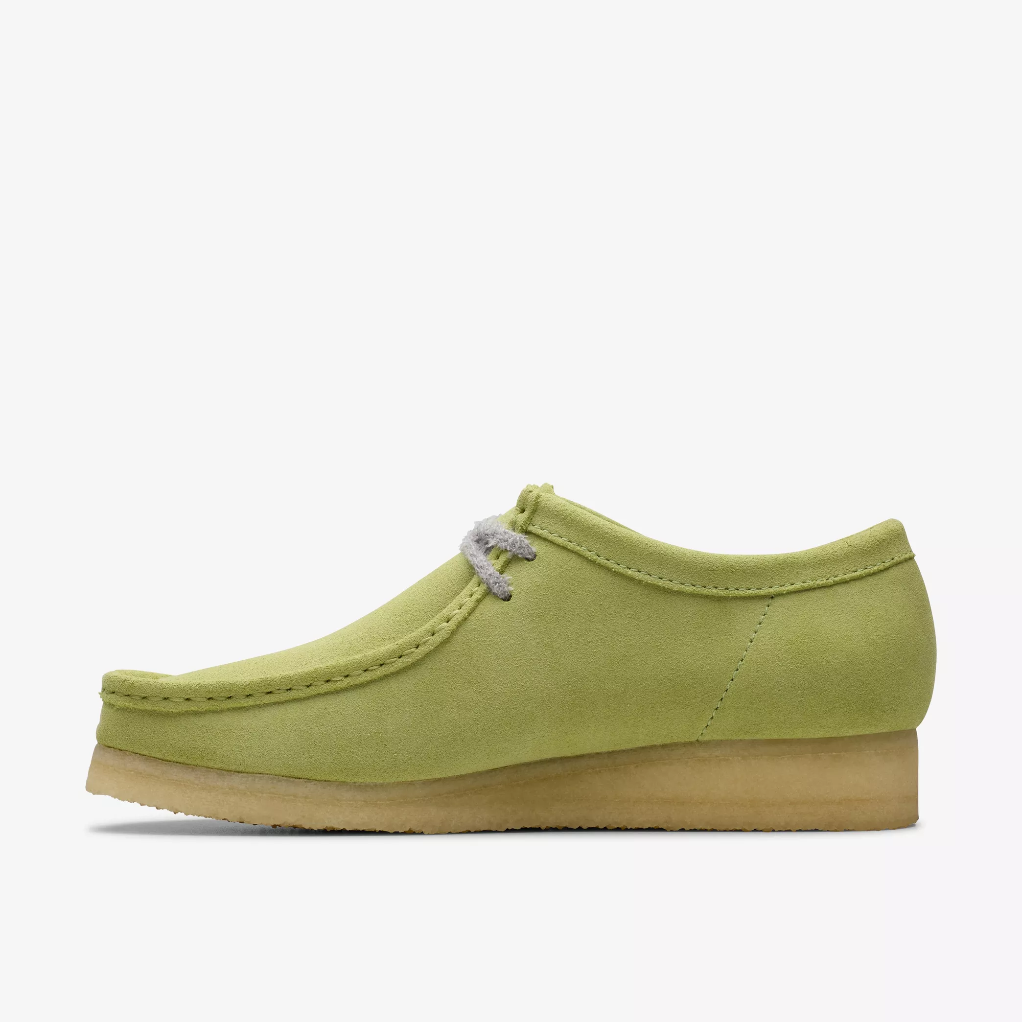 WALLABEE PALE LIME SUEDE