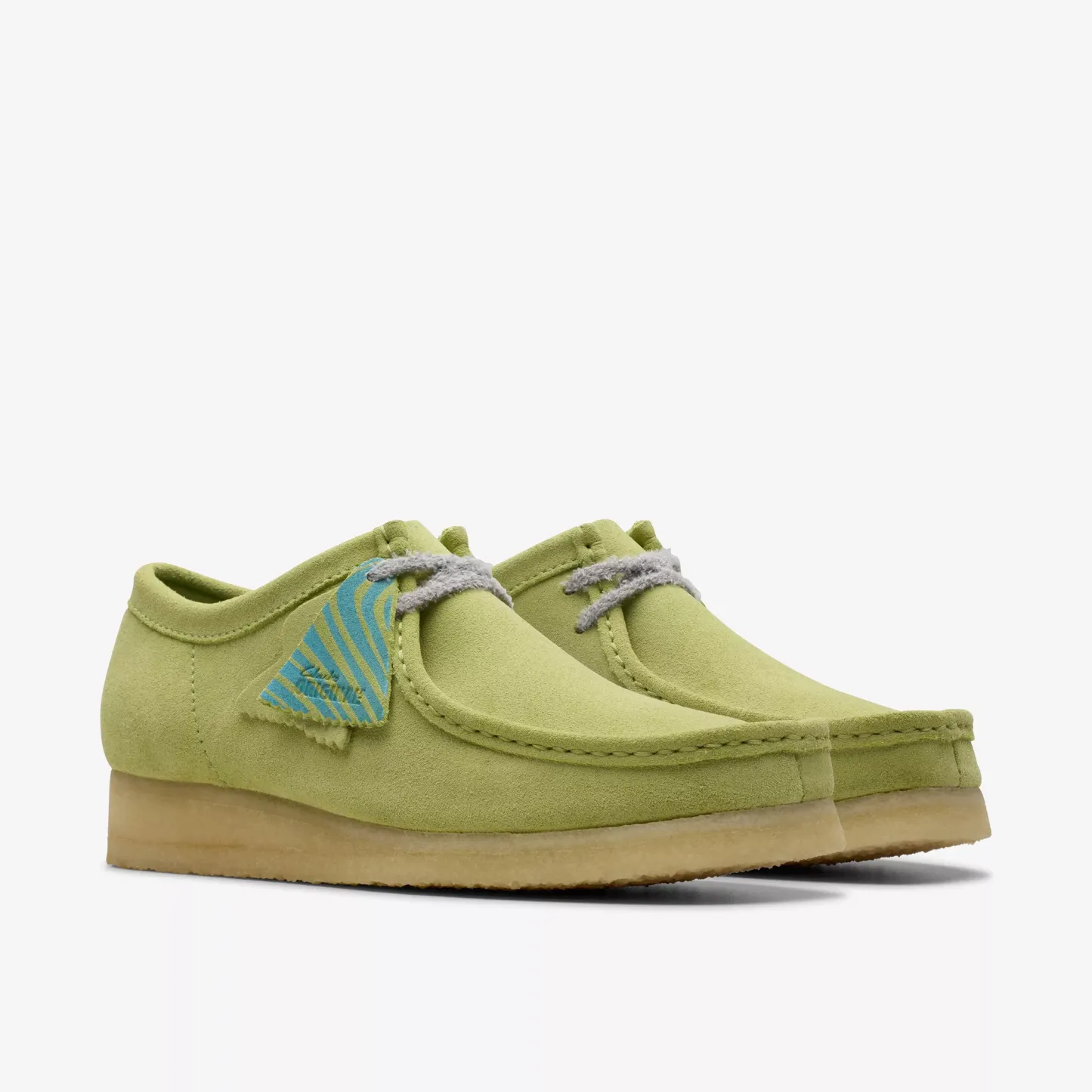 WALLABEE PALE LIME SUEDE