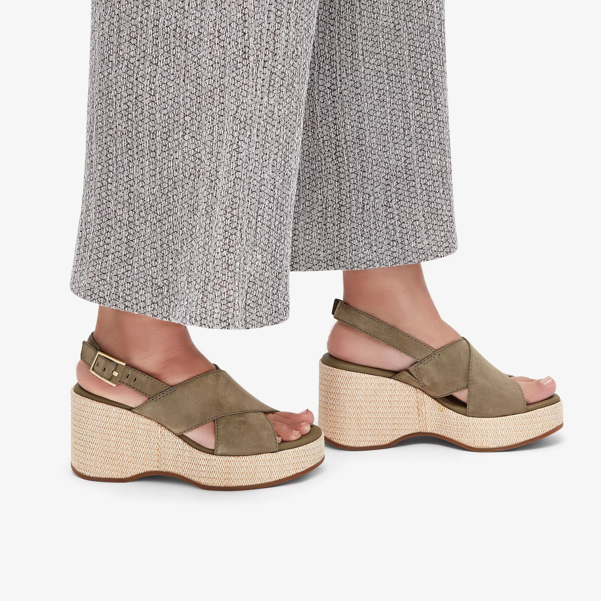 MANON WISH OLIVE NUBUCK