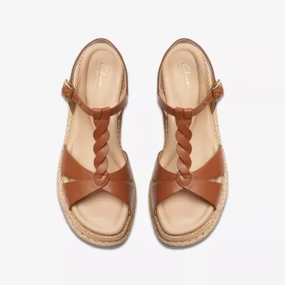 KIMMEI TWIST CUIR TAN