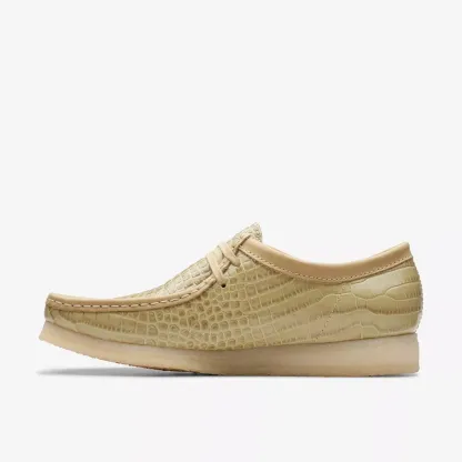 WALLABEE PALE LIME SUEDE