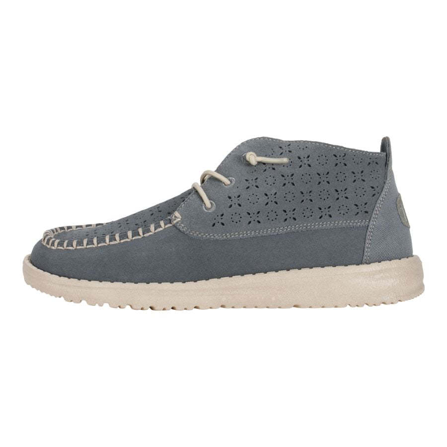 Wendy Mid Suede Boho - Grey