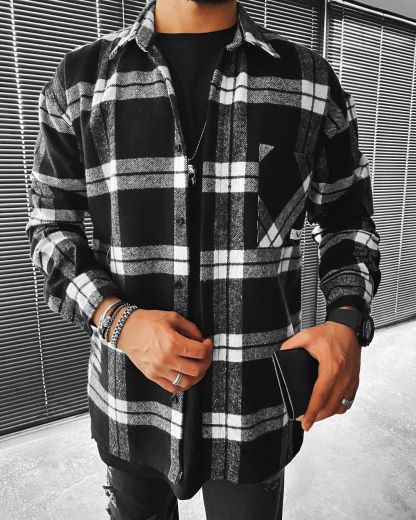 Casual Fashion Check Texture Jacket