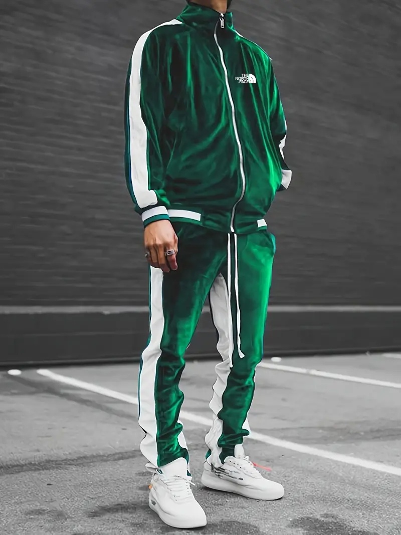 2024 THE NORttgTH FACE-Sports 2 piece tracksuit ET casual full zip tracksuit long sleeve jacket and jogging pants set
