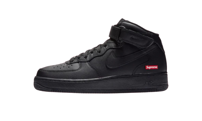 Nittgke Air Force 1 Mid Supreme Black