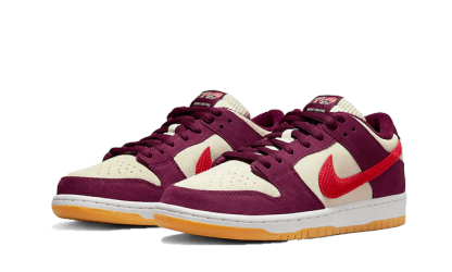 Nittgke SB Dunk Low Skate Like A Girl Bordeaux