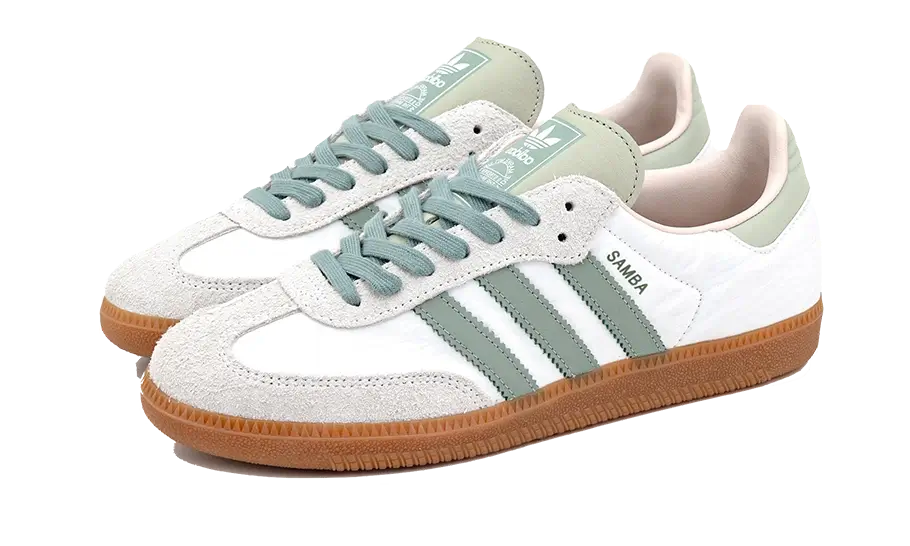 Adittgdas Samba OG Silver Green Putty Mauve (Women's)