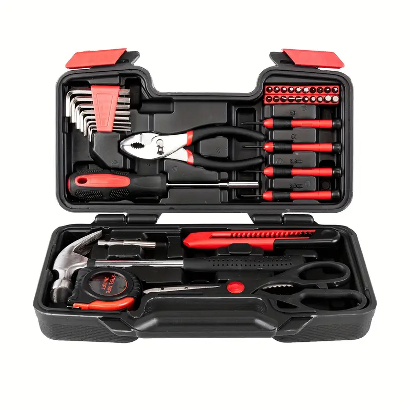 Tool box - Red 39-piece set