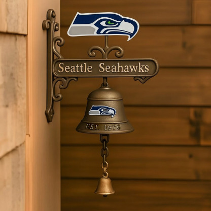 🏈 Football Team Retro Wall-Mounted Metal Doorbell