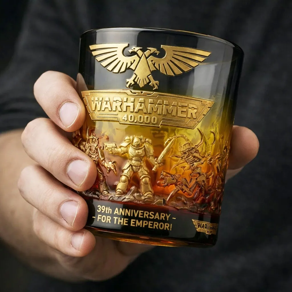 Warhammer 40,000 39th Anniversary Commemorative Glass