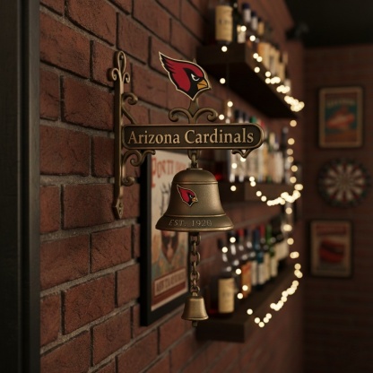 🏈 Football Team Retro Wall-Mounted Metal Doorbell