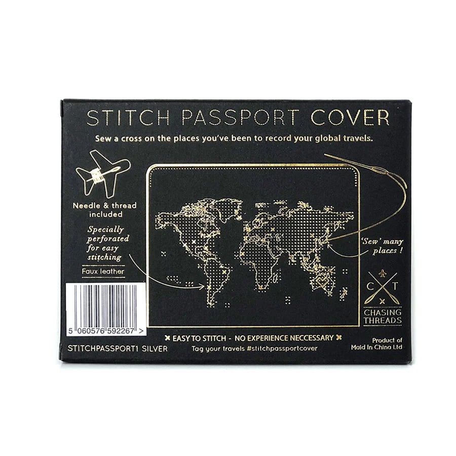 🛫Stitch Where You've Been: Passport Cover Cross Stitch Kit🪡 Beginner-Friendly💕
