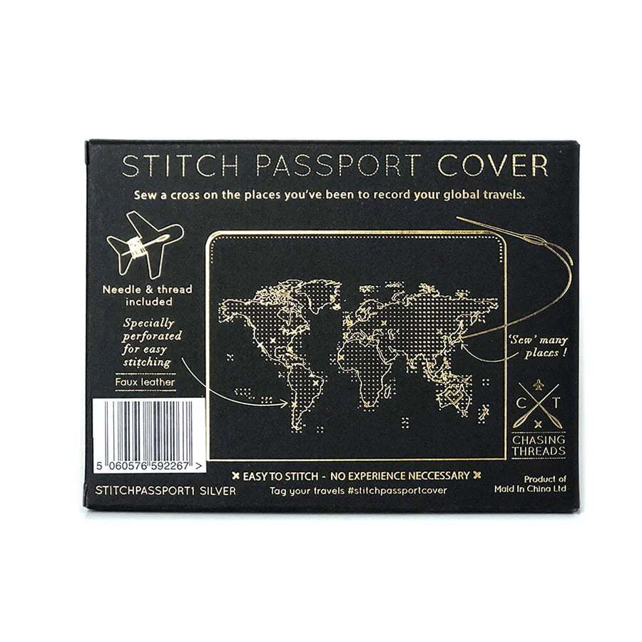 🛫Stitch Where You've Been: Passport Cover Cross Stitch Kit🪡 Beginner-Friendly💕