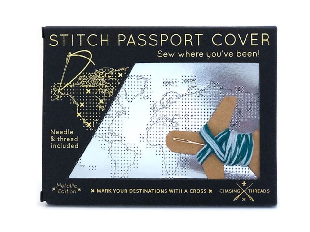 🛫Stitch Where You've Been: Passport Cover Cross Stitch Kit🪡 Beginner-Friendly💕