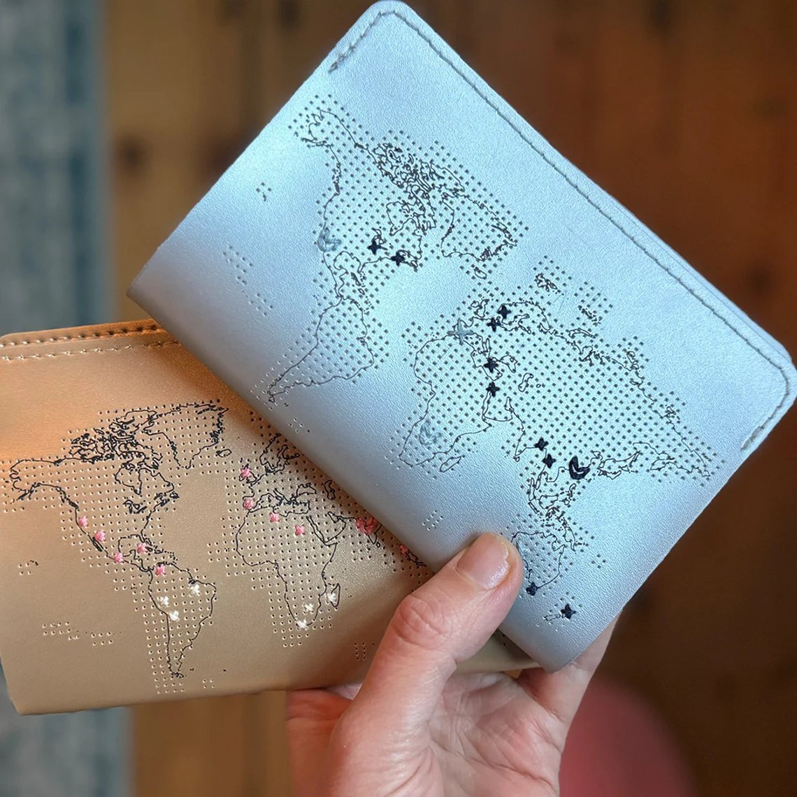 🛫Stitch Where You've Been: Passport Cover Cross Stitch Kit🪡 Beginner-Friendly💕