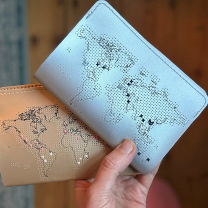 🛫Stitch Where You've Been: Passport Cover Cross Stitch Kit🪡 Beginner-Friendly💕