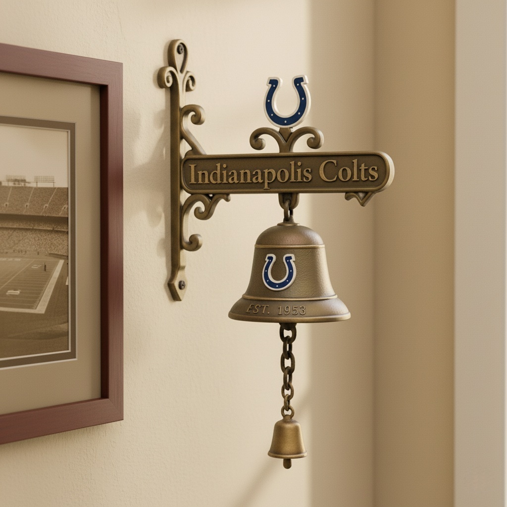 🏈 Football Team Retro Wall-Mounted Metal Doorbell