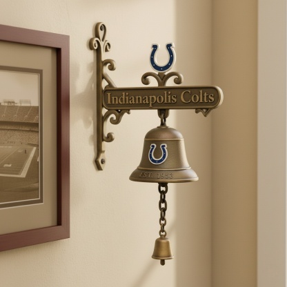 🏈 Football Team Retro Wall-Mounted Metal Doorbell