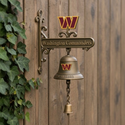 🏈 Football Team Retro Wall-Mounted Metal Doorbell