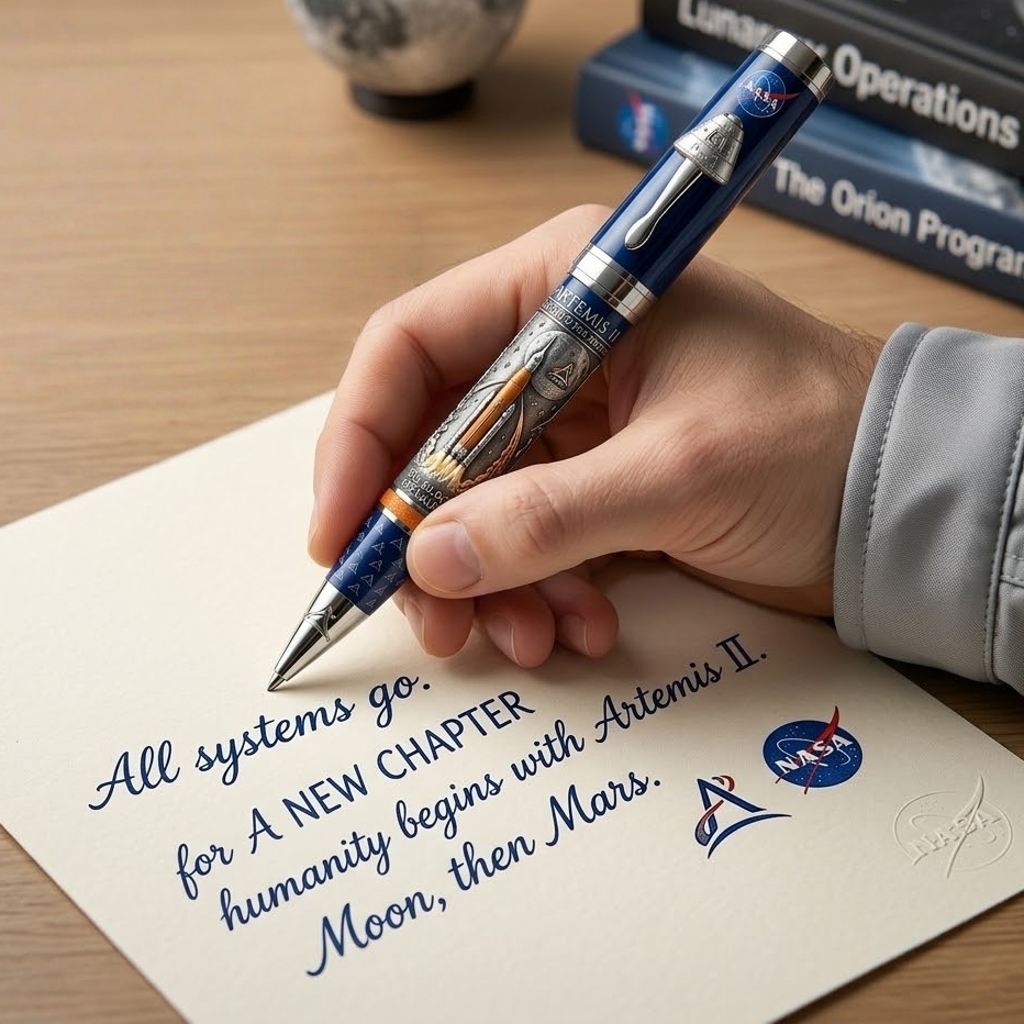 NASA Artemis II SLS Back to THE Moon Commemorative Pen🚀✍️