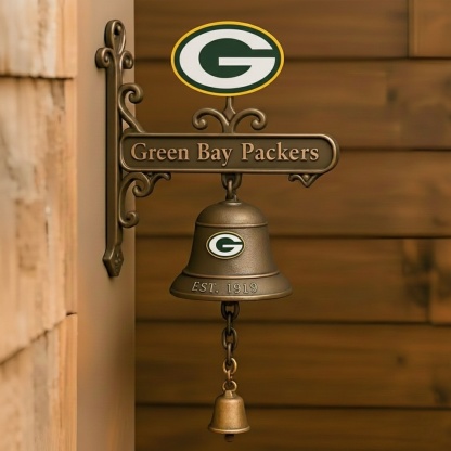 🏈 Football Team Retro Wall-Mounted Metal Doorbell