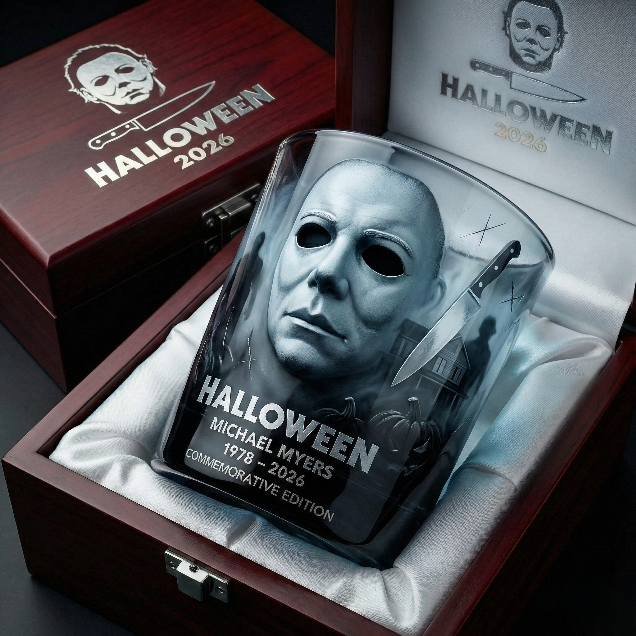 🥃 2026 Horror Legends Commemorative Whiskey Glass Collection