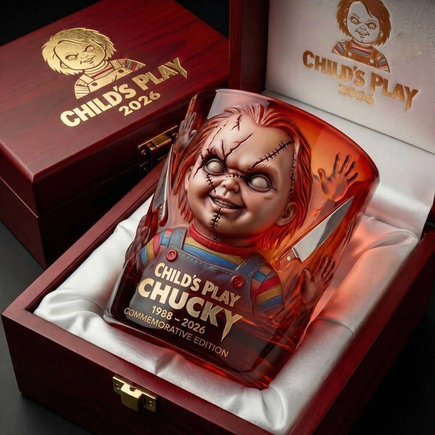 🥃 2026 Horror Legends Commemorative Whiskey Glass Collection