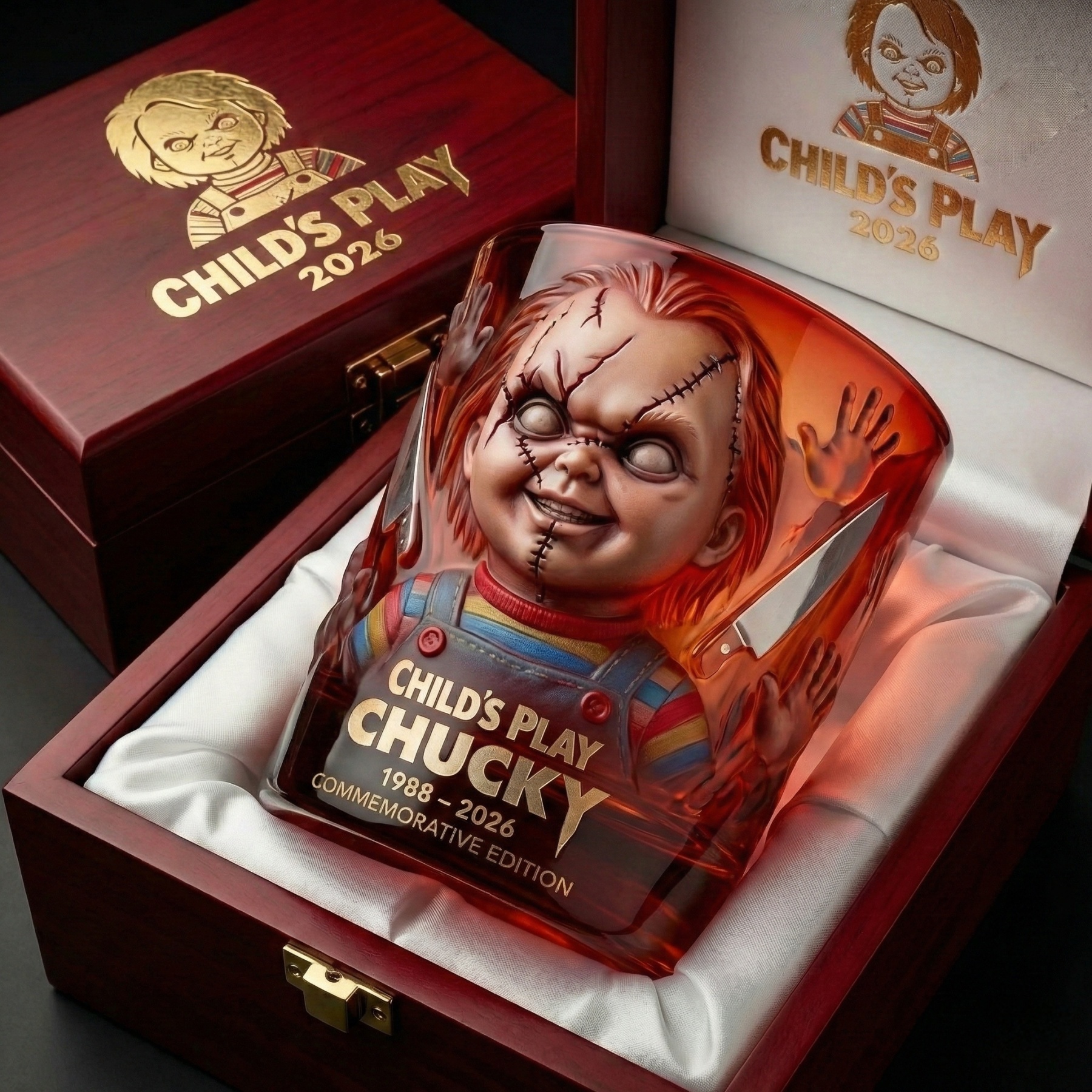 🥃 2026 Horror Legends Commemorative Whiskey Glass Collection