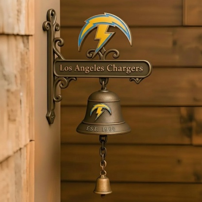 🏈 Football Team Retro Wall-Mounted Metal Doorbell