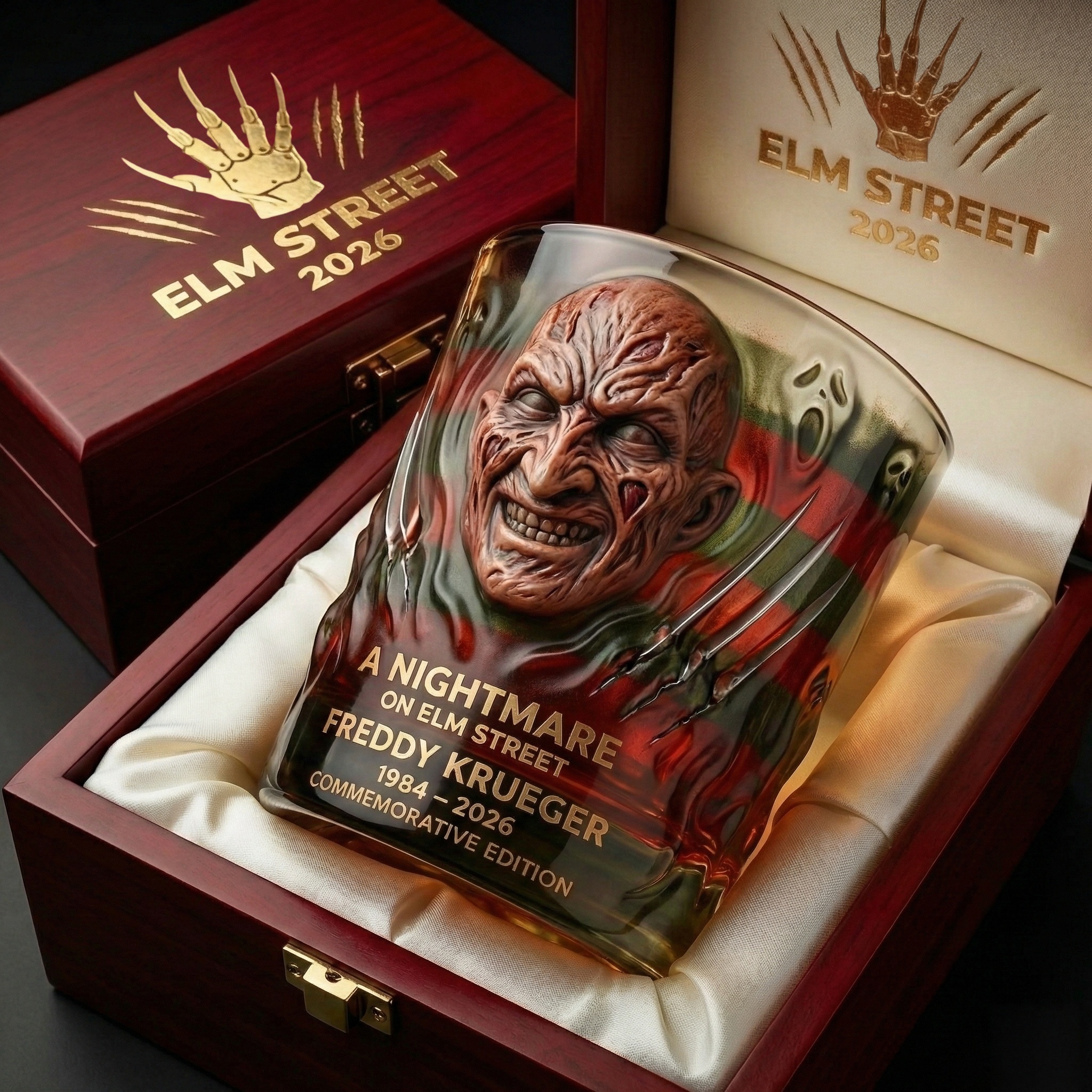 🥃 2026 Horror Legends Commemorative Whiskey Glass Collection