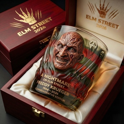 🥃 2026 Horror Legends Commemorative Whiskey Glass Collection