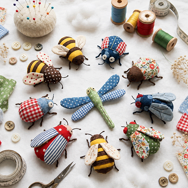 🐝 Insect Patchwork Sewing Kit
