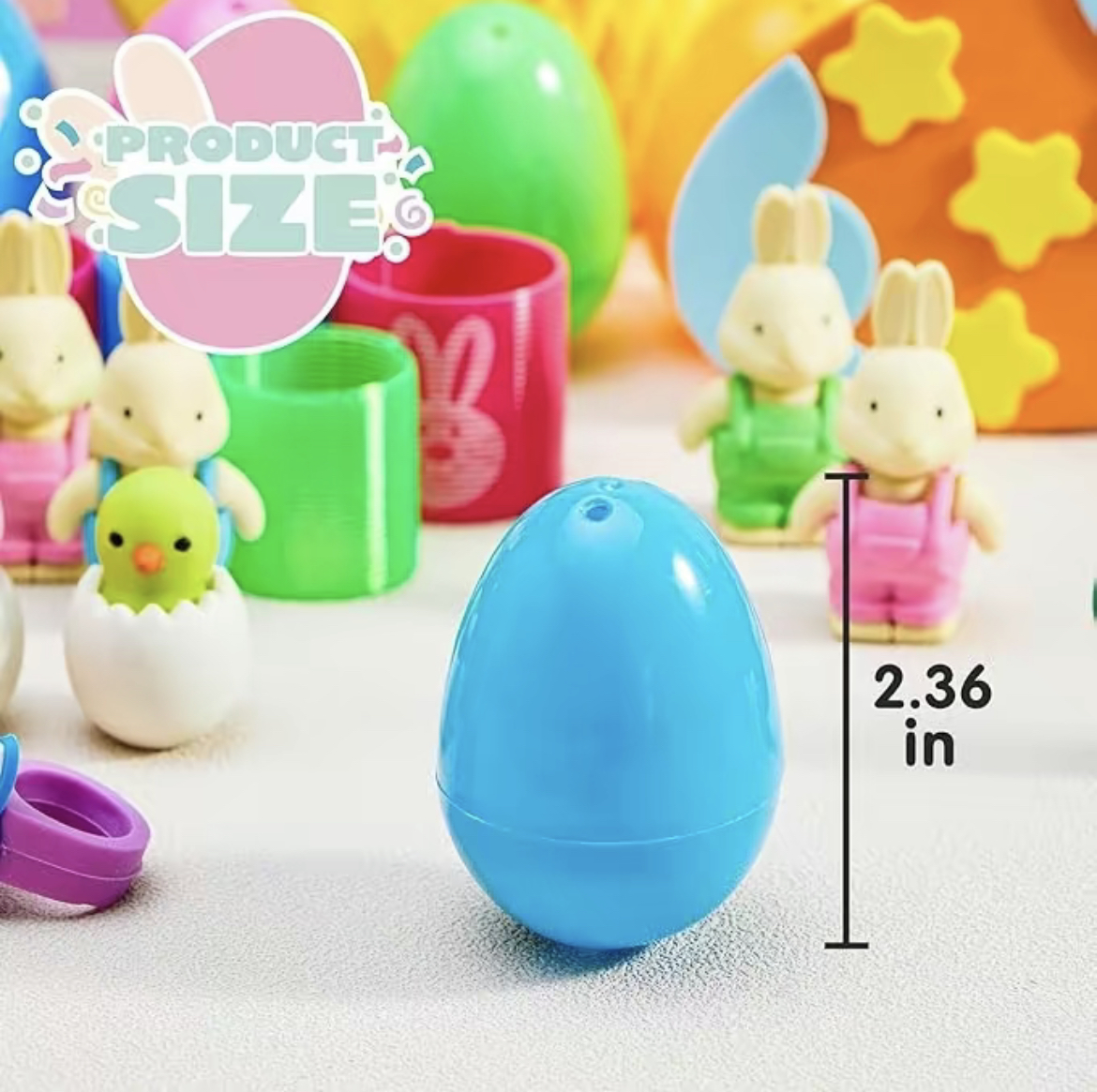 100 Pre-Filled Easter Eggs — Ready for Egg Hunt! 🐣🎉