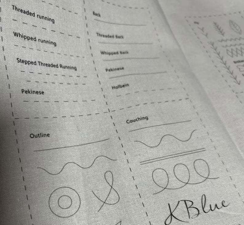 ❤️Beginner-Friendly🪡Stitch Book 📖with 106 different stitches