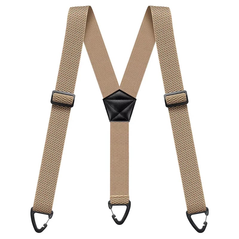Men's X-Back Suspenders with Hook Clips