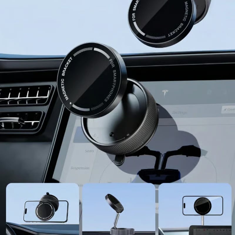 Vacuum Phone Mount with One-Step-Lock