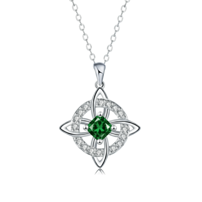 Mystical Birthstone Witches Knot Necklace🔮💞Protect Your Loved Ones