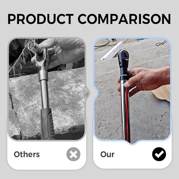 🔥 1/2-inch multi-function electric extension wrench