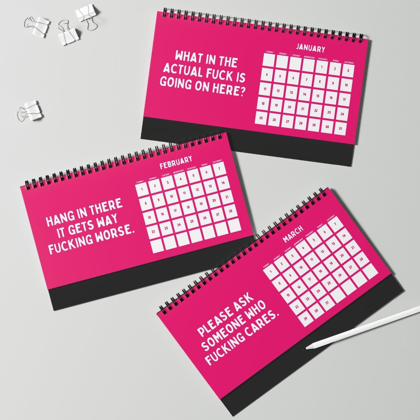 🔥LAST DAY BUY 2 GET 1 FREE🎁2026 Things I Want To Say At Work Calendar