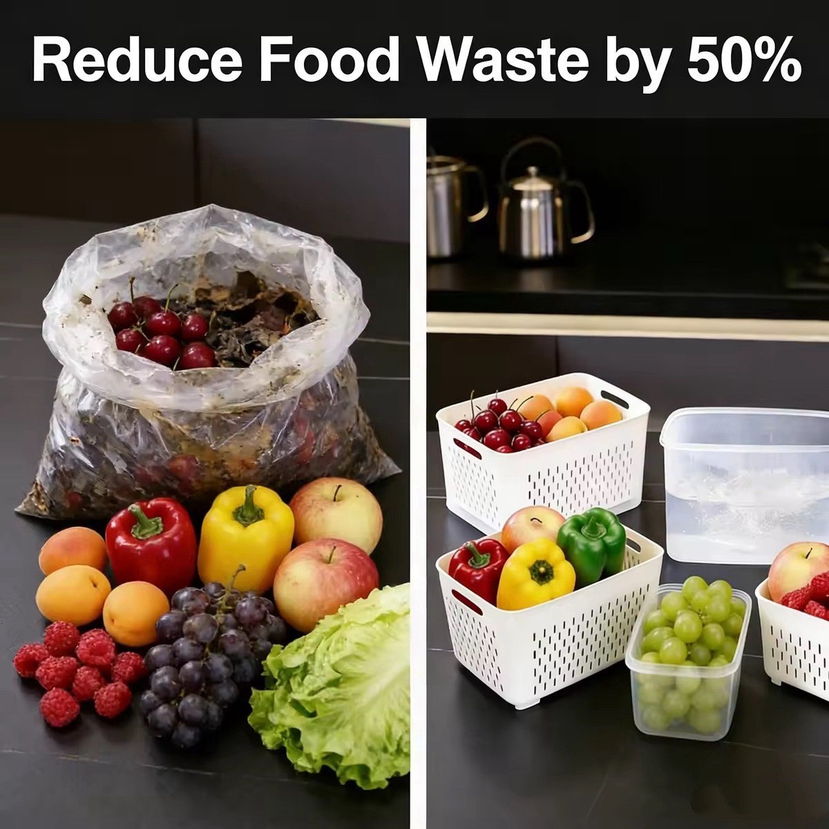 Food Storage Containers for Refrigerator Organization