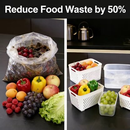 Food Storage Containers for Refrigerator Organization