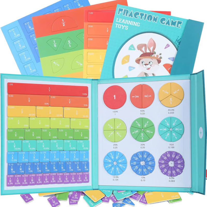 Last Day 49% OFF🔥Magnetic Fraction Demonstration Book