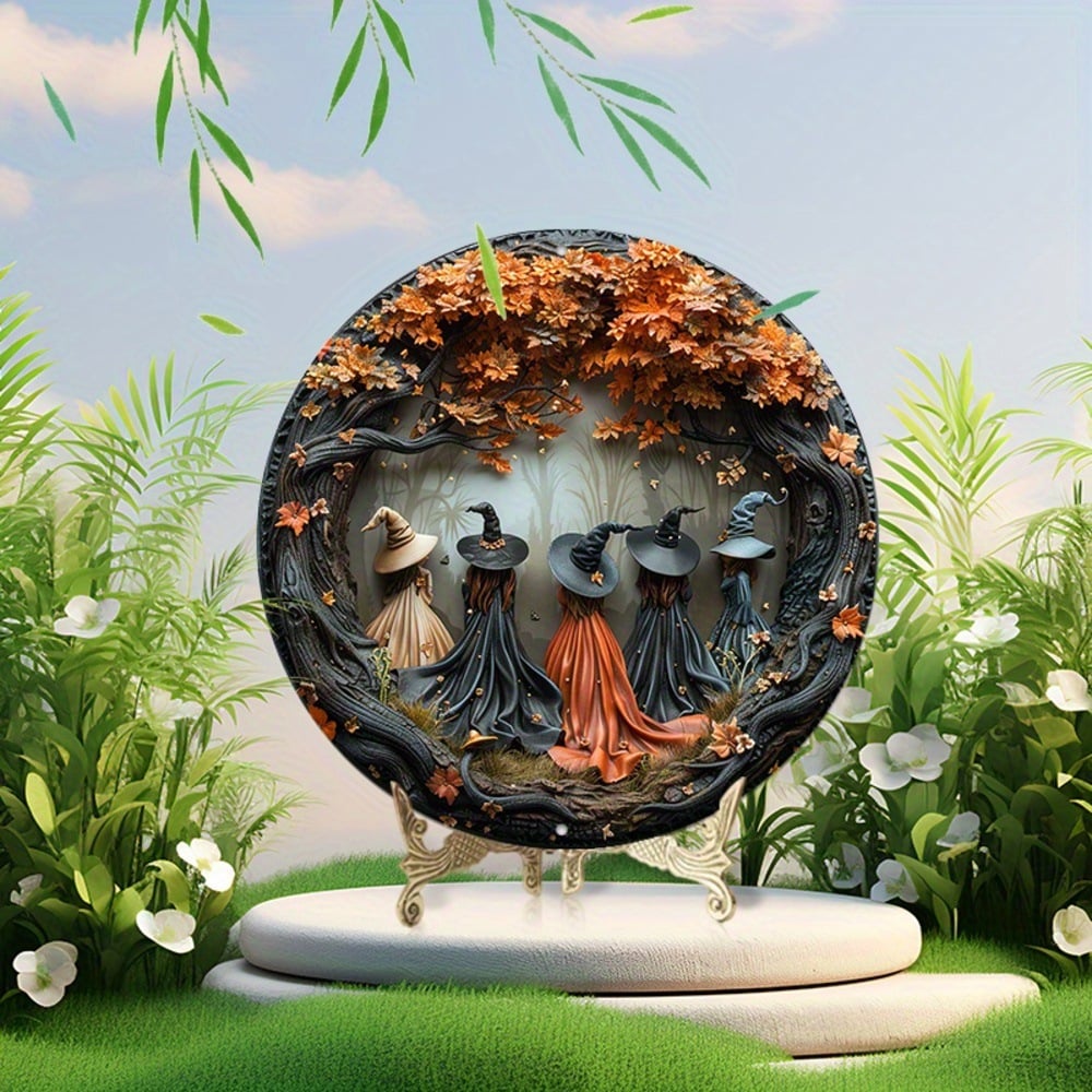 Halloween witch sign