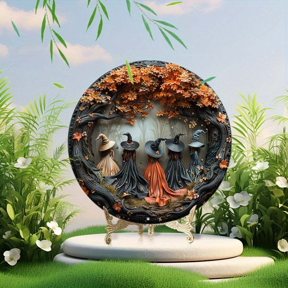 Halloween witch sign