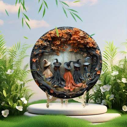 Halloween witch sign