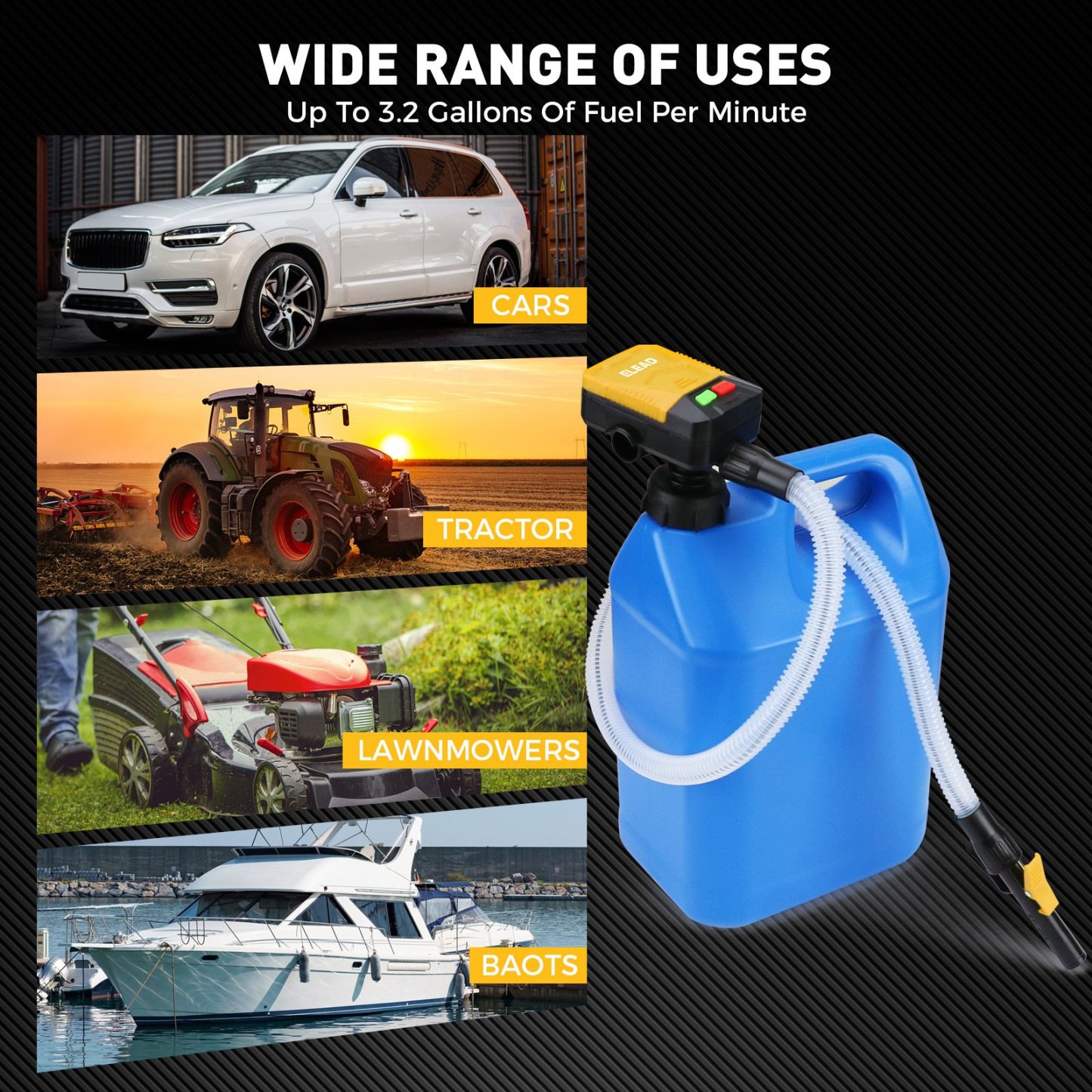 Automatic Transfer Pump Powered - Auto-Stop Sensor