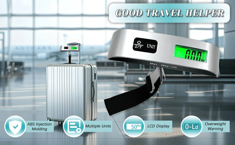 Last Day Sale Portable Digital Luggage Scale Accurate Weighing