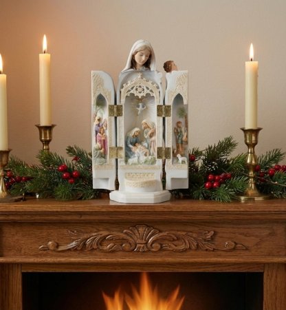 🔥Last Day 50% OFF -✝️Nativity Triptych Statue