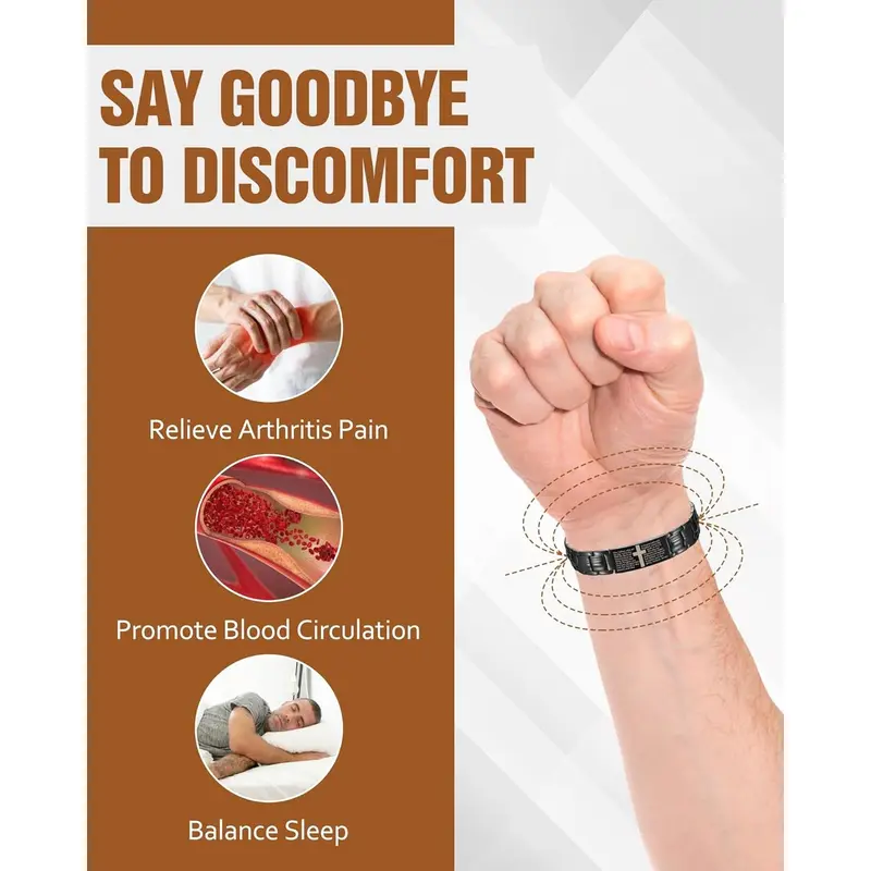 ✝️God’s Blessing Copper Magnetic Bracelet — Relieve fatigue and promote blood circulation