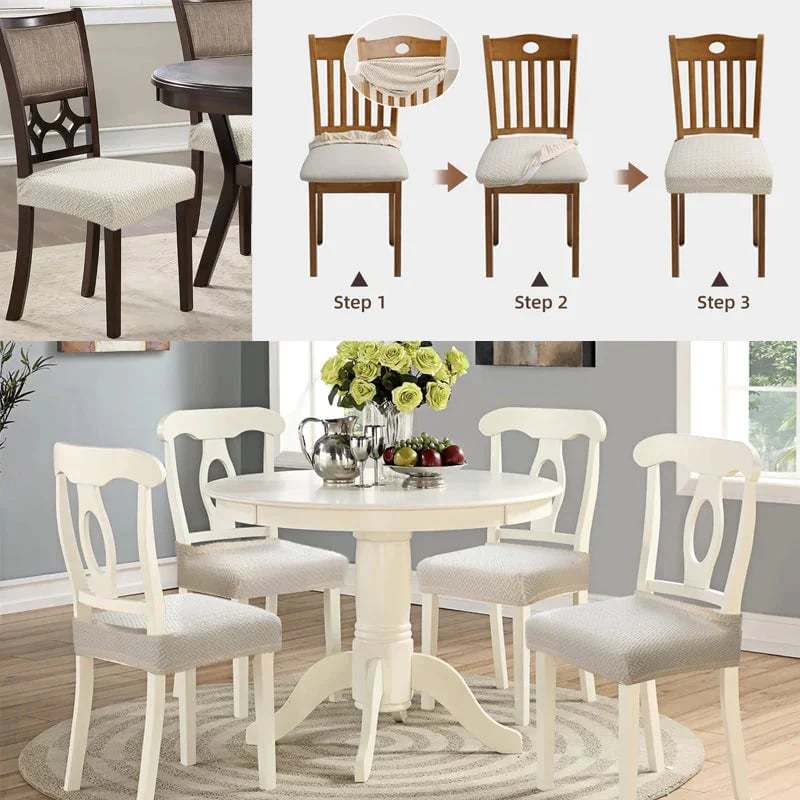 ⛱️🔥 Waterproof Jacquard Chair Covers! Durable, Stylish & Easy-Clean 🪑✨